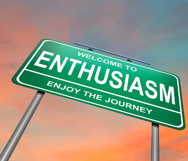 welcome to enthusiasm sign
