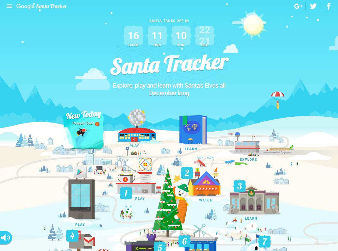 Google Santa Tracker