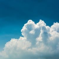 A cumulus cloud, photo by Alex Machado