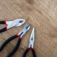 Craftsman's tools on a work bench