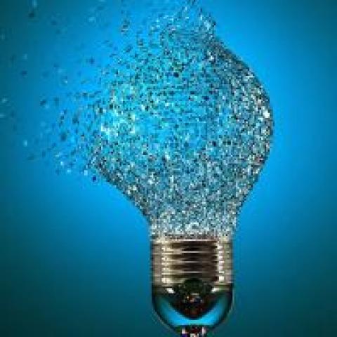 exploding lightbulb