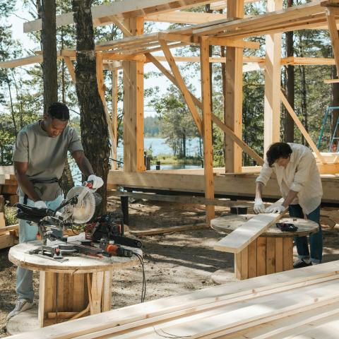 construction team working