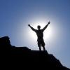 Reaching a goal—mountain summit