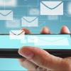 Smartphone receiving emails