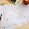 Sketches showing the minimum viable product for a project