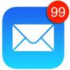 Email icon showing 99 unread messages