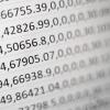 Lines of data in a spreadsheet