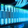 Close-up of database servers