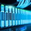 Close-up of database servers