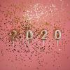 Sparkly "2020" sign