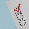 one checked box in a list of three boxes